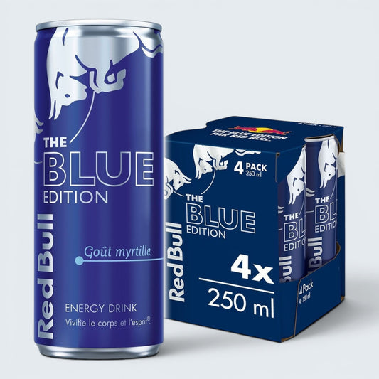 Red Bull Blue Edition Pack x4