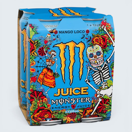 Monster Juice Mango Loco Pack x4