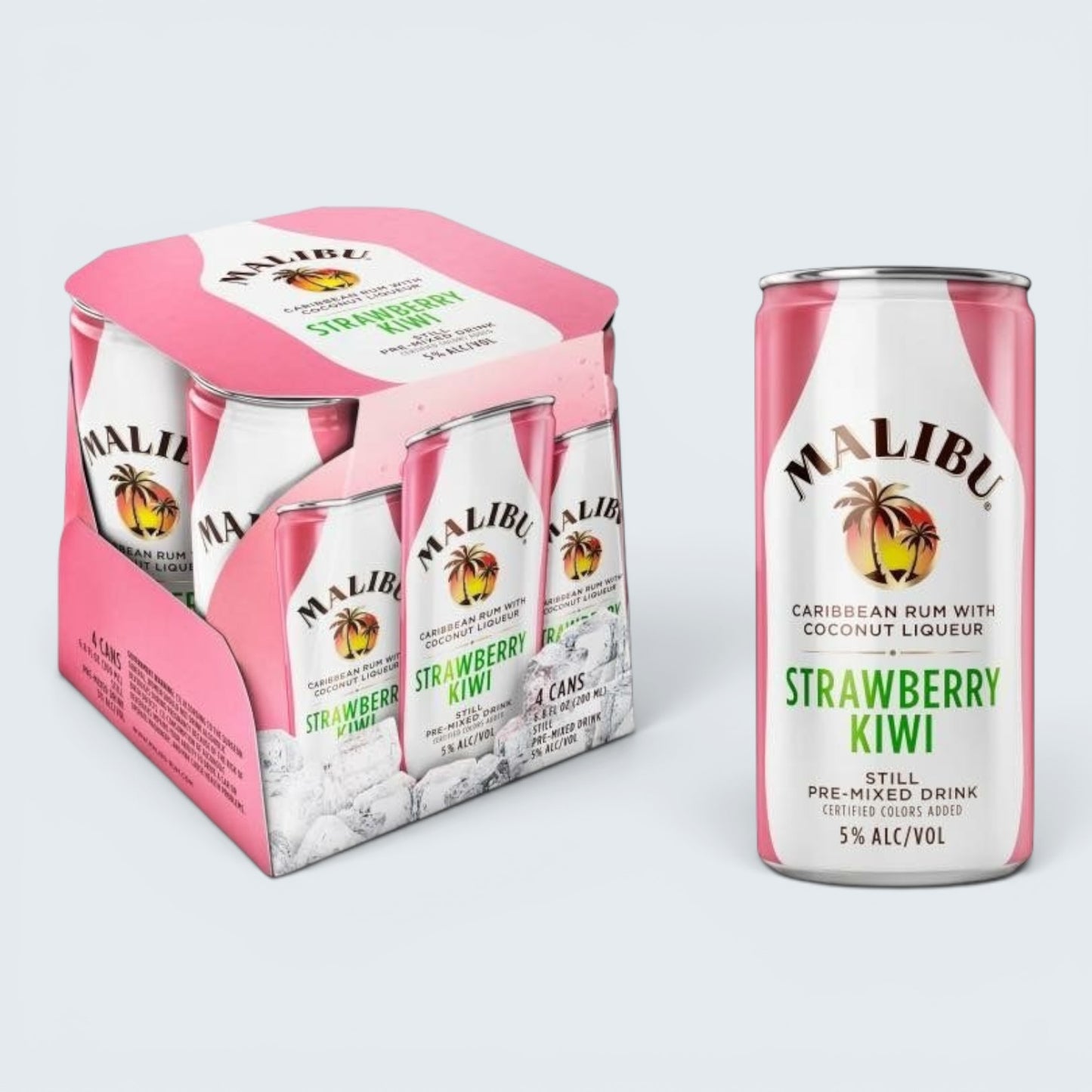 Malibu Strawberry Kiwi Pack x4