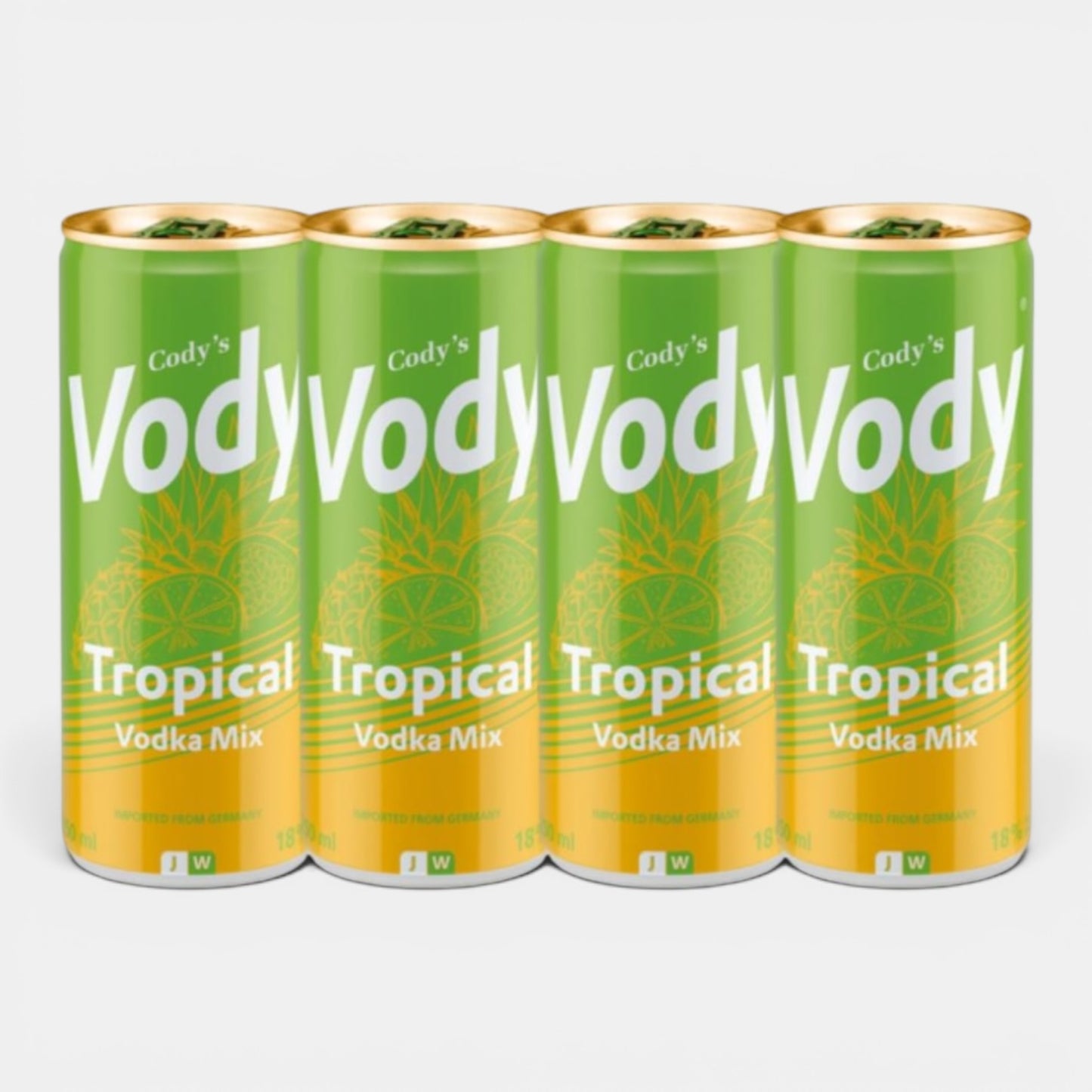 Pack Vody Tropical x4 (4x18,7cl)