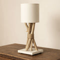 LAMPE DE CHEVET BOIS FLOTTE